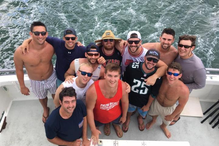 Group fishing in Key West