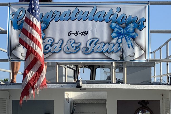 a sign on the side of a building