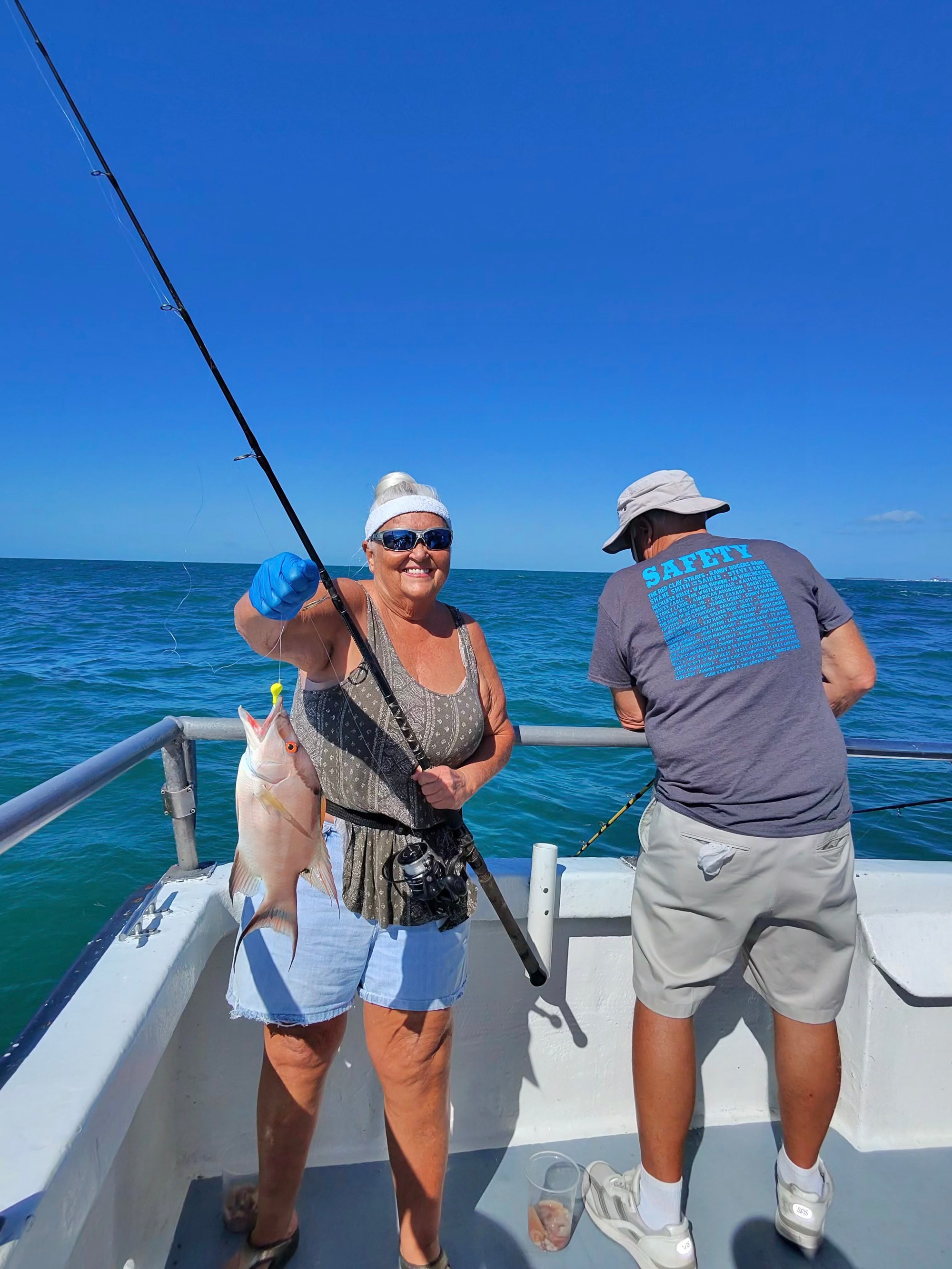 Party boat fishing in key west drift fishing boat in the keys